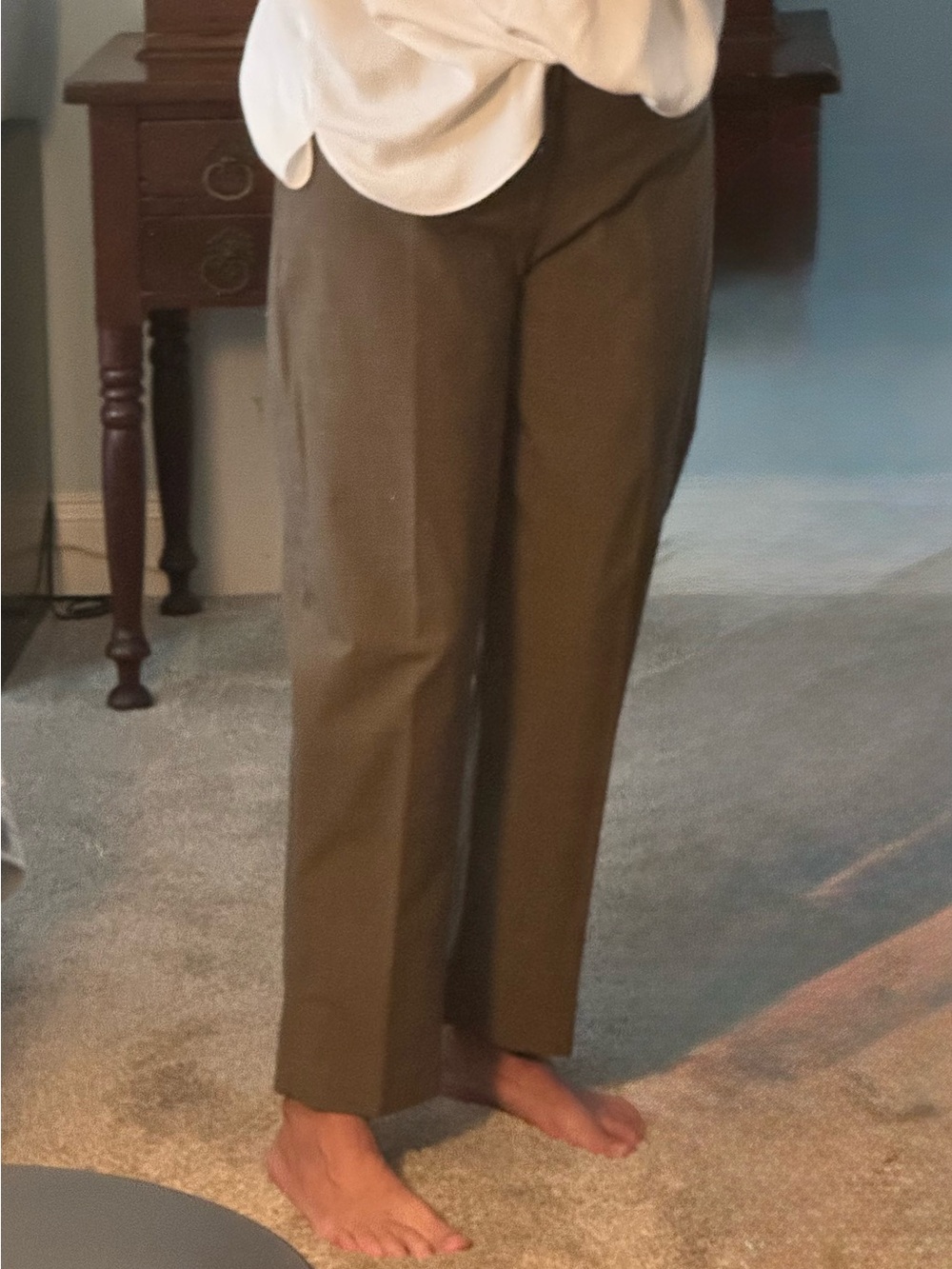 GAP Women’s Brown Straight Trousers